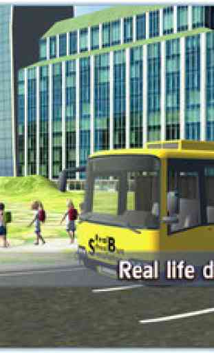 Bus véritable simulateur scolaire 1