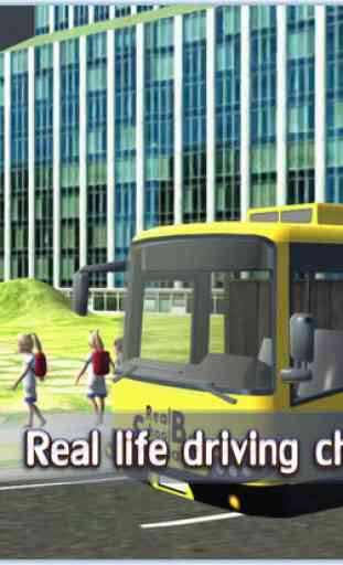 Bus véritable simulateur scolaire 4