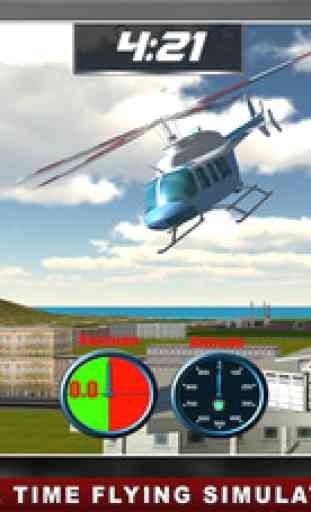 Echt Hubschrauber-Simulator 3D 2