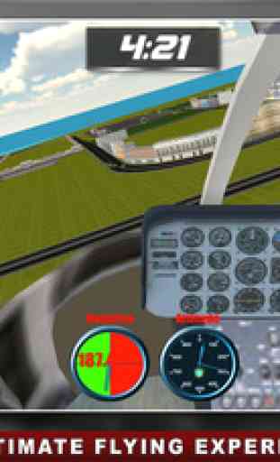 Echt Hubschrauber-Simulator 3D 3