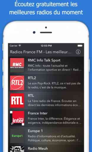 Radio France - Toutes les radios françaises FM 100 1
