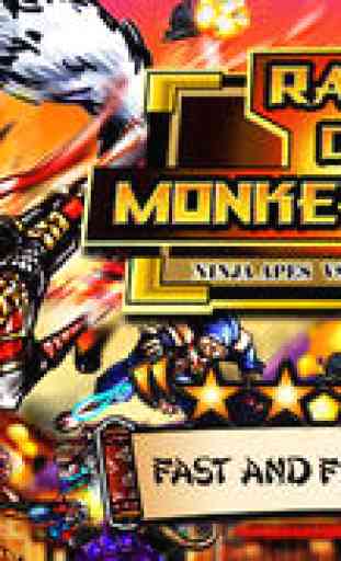 Rage of Clans singe - singes babouins Ninja vs spatiales 1