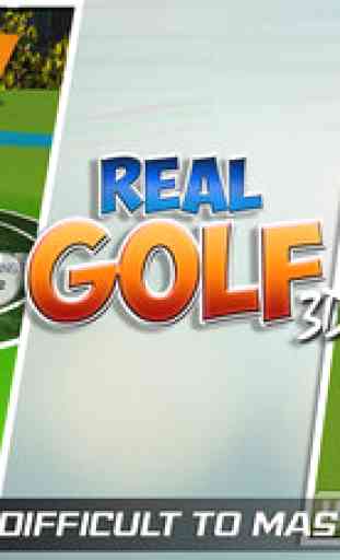 Real Golf 3D gratuit - Monde de Jeu de sport professionnel 3