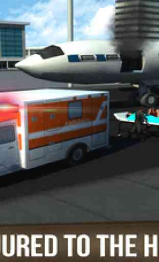 Réel chauffeur de camion Aéroport: Urgence Pompier Sauvetage 3