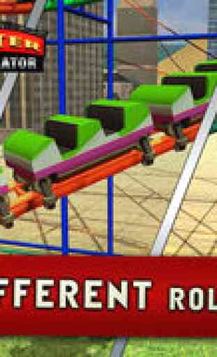 Roller Coaster Simulator 3D - frisson réel dans un parc d'attraction 1