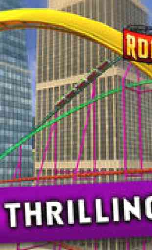 Roller Coaster Simulator 3D - frisson réel dans un parc d'attraction 2