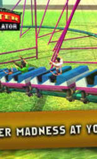 Roller Coaster Simulator 3D - frisson réel dans un parc d'attraction 3