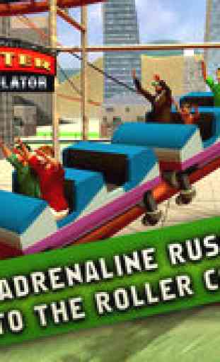 Roller Coaster Simulator 3D - frisson réel dans un parc d'attraction 4