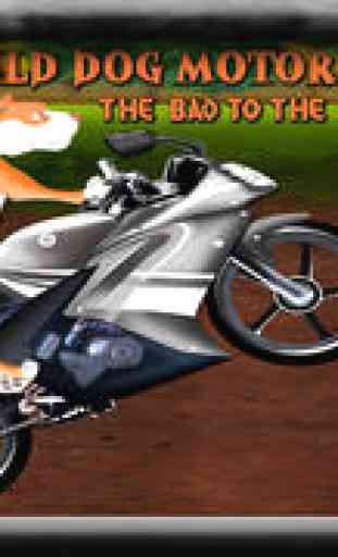 Rouler chien sauvage course de moto: Le mauvais à l'aventure de l'os - Free Edition 1