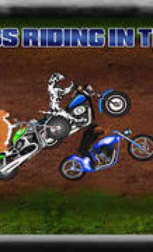 Rouler chien sauvage course de moto: Le mauvais à l'aventure de l'os - Free Edition 2