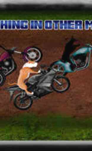 Rouler chien sauvage course de moto: Le mauvais à l'aventure de l'os - Free Edition 3