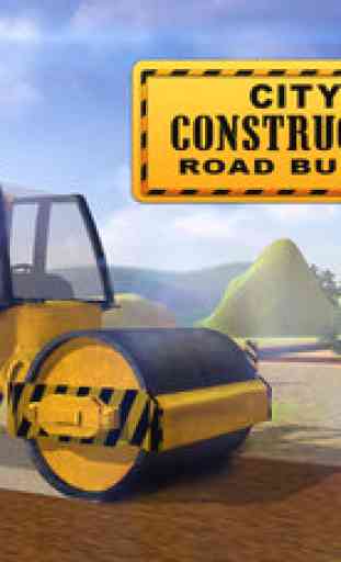 Route Builder Construction City 3D - réel Pelle Crane et Construction Truck Simulator Jeu 4
