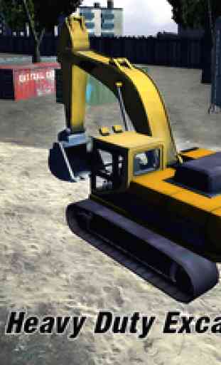 Sable Pelle - Heavy Duty machine à Digger Construction Crane Dump Truck Loader 3D Simulator Jeu 2