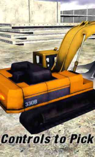 Sable Pelle - Heavy Duty machine à Digger Construction Crane Dump Truck Loader 3D Simulator Jeu 3