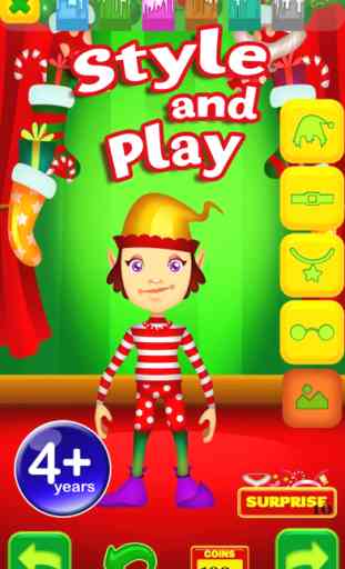 Santas Little Helper Joyeux Noël Elf Club Game - Annonce Free App 3