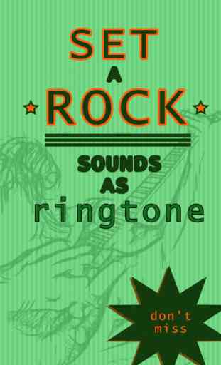 Gratuit Rock Des Sons Et Sonneries Pour iPhone 1
