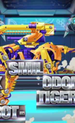 Robot tigre Dragon Guerrier - Robot Guerre 4