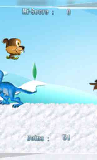 Rovio First Nut Adventure : The Squirrel Snow Glide Race 4