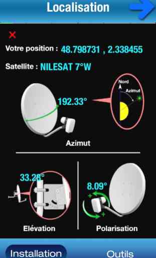 SatCatcher Installation Pointer Parabole Satellite 3