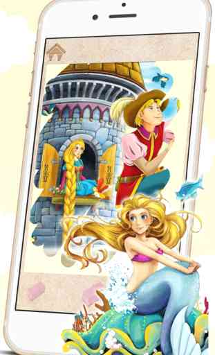 Grattez contes de fées classiques - découvrir Cendrillon, Blanche-Neige et Raiponce dans ce jeu gratuit pour les garçons et les filles 3