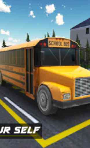 School Bus Driving Simulator 2016 - 3D Ville Bus Driver Challenge Jeu de Simulation 1