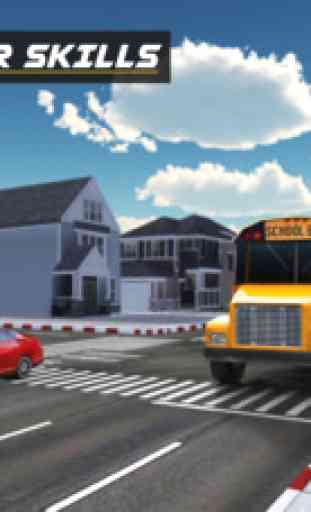 School Bus Driving Simulator 2016 - 3D Ville Bus Driver Challenge Jeu de Simulation 3