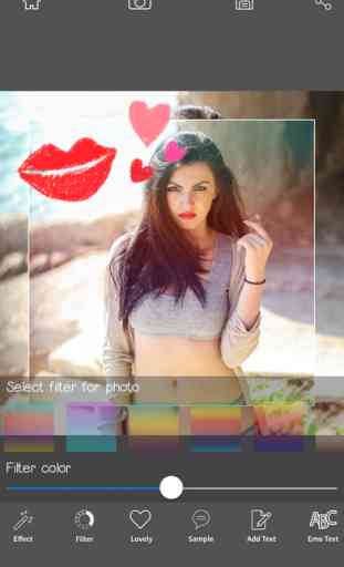 Seflie filter montage effet, retouche photo visage, maquillage gratuit - Selfie Filter for pics 1