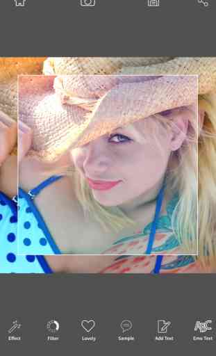 Seflie filter montage effet, retouche photo visage, maquillage gratuit - Selfie Filter for pics 2