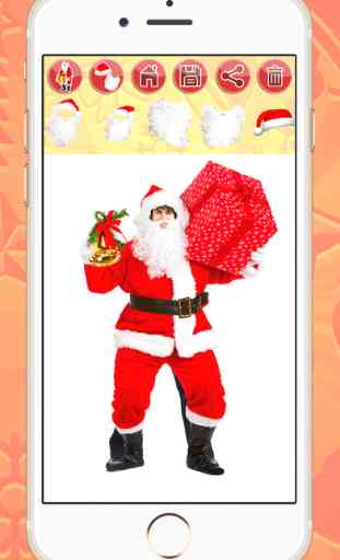 selfie avec le Père Noël - Prenez-vous des photos du Père Noël et ajouter des autocollants sur vos photos de Noël 2