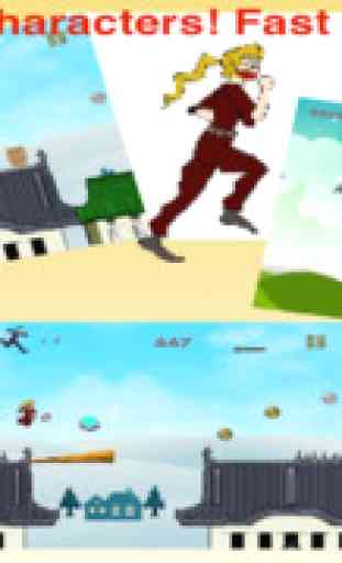 Shaolin Ninja Escape - Exécuter Mega Jump et sur le Top Roof 1