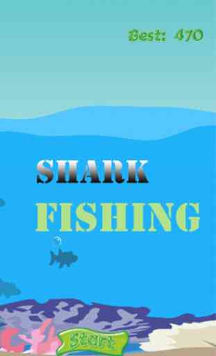 Shark fishing game and big fish  hunter in deep sea underwater world - hectic 1