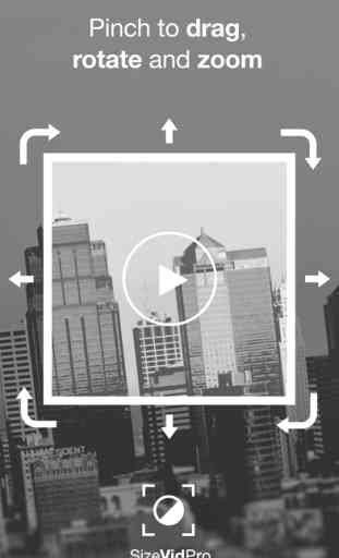 SizeVid – Donnez un format carré à vos vidéos pour les publier sur Vine et Instagram 3