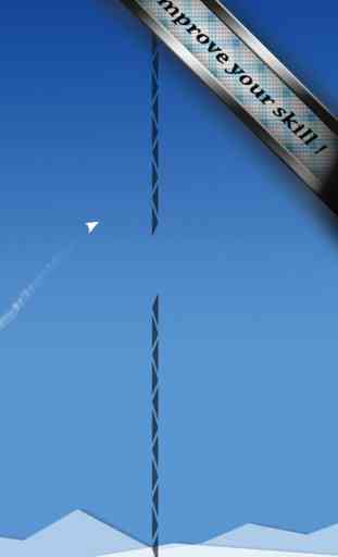 Sky Glider 2: Paper Plane Glides Cumulus Clouds in a Blue-Blue Sky PRO 1