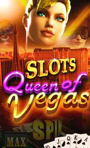 SLOTS - Queen of Vegas Casino! Machine à Sous: FREE Slot Machine Games in the Heart of Jackpot City! 1
