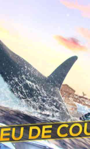 Dark Sharks Sea . Requin de Courses Jeu Simulateur 1