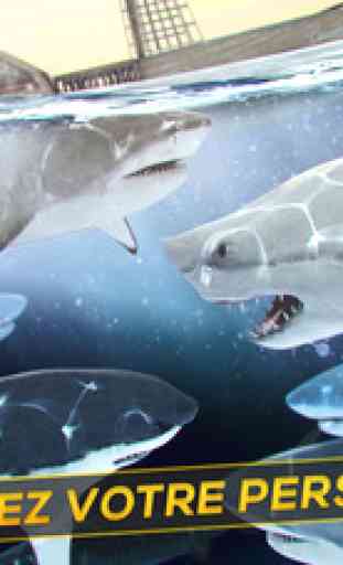 Dark Sharks Sea . Requin de Courses Jeu Simulateur 4