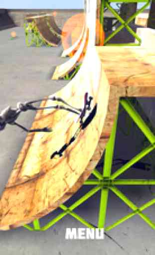 Planche à roulettes Squelette - Wacky Skateboard jeu! 1