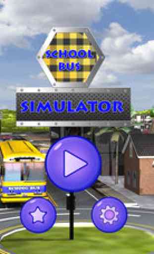Simulateur de bus scolaire - conduite de ville fou 1