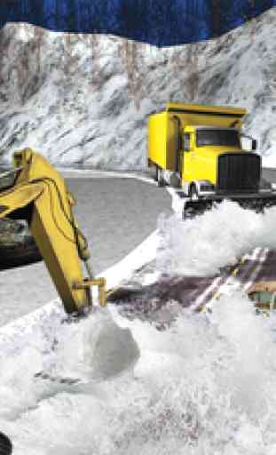 chasse-neige camion de sauvetage op - hiver froid souffleuse à neige rue pelle roi. 3