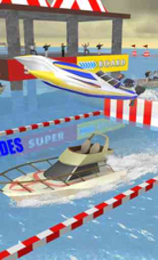 La vitesse Bateau Eau Des sports Courses Simulateur 3D – Extrême Stunts et La natation Aventure 4