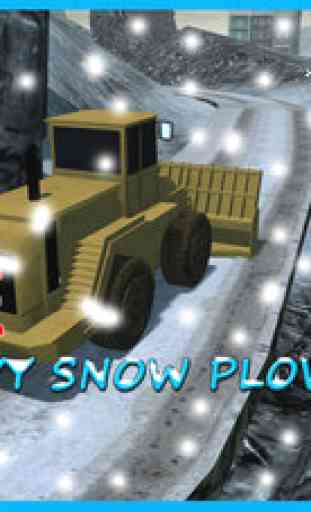 Neige simulateur de camion chasse-neige - Conduisez la neige camion chasse-neige et dégager les routes bloquées pour le trafic 1