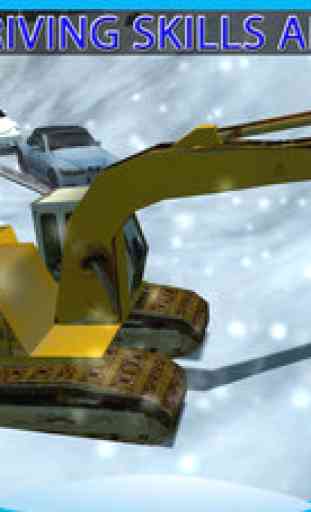 Neige simulateur de camion chasse-neige - Conduisez la neige camion chasse-neige et dégager les routes bloquées pour le trafic 3
