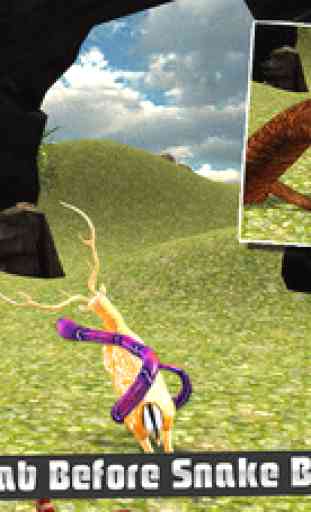 Serpent Attaque Simulator 3D - Jeu mortel Python de simulation à Savanna Forêt Faune 1
