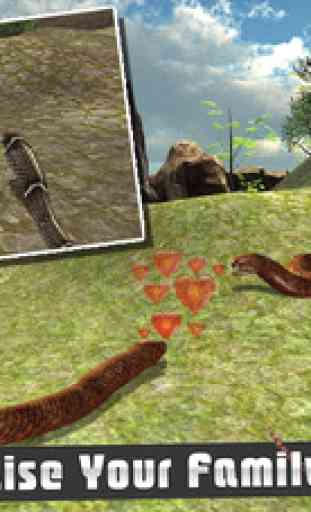Serpent Attaque Simulator 3D - Jeu mortel Python de simulation à Savanna Forêt Faune 4
