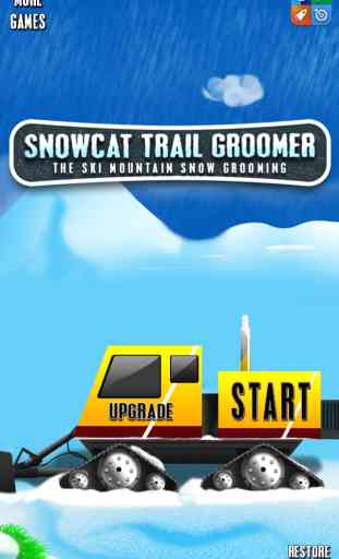 Snowcat Trail Groomer : une dameuse pour façonner la montagne de ski - gratuit 1