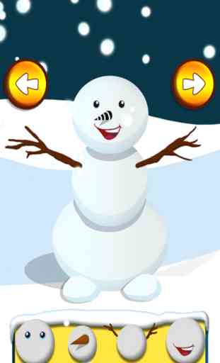 Snowman Dress Up - Crazy salon de la mode d'hiver, un vêtement élégant jeu de caractère 2