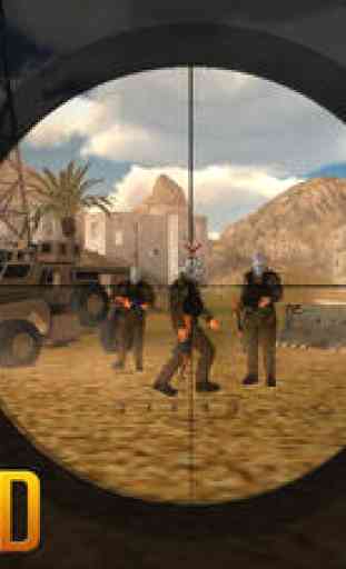Sniper Guerrier 3D: Desert Warfare 4