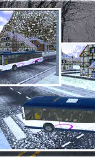 Snow Bus Driver Simulator 3D 3