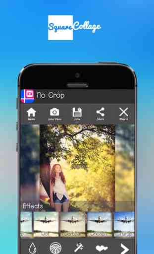éditeur de photo, square collage, appareil photo beauté - SquareCollage Beauty Selfie layout 3