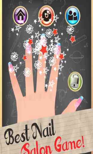 Mon Style de Manucure Lycée Fashion Nails BFF Sparkles Club Game - Free App 2